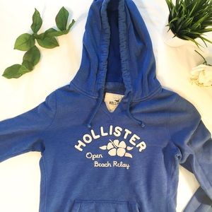 Blue Hollister Hoodie